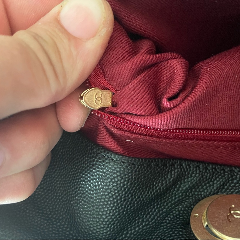 Chanel Black Quilted Tote with Gold Accents - Picture 14 of 16